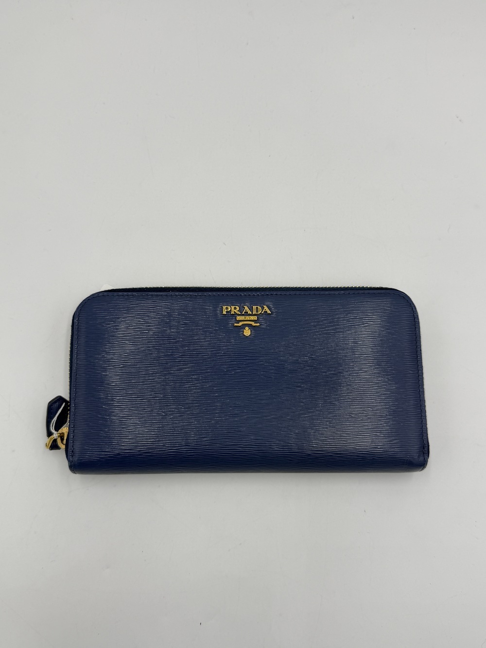 Prada Vitello Zip Wallet